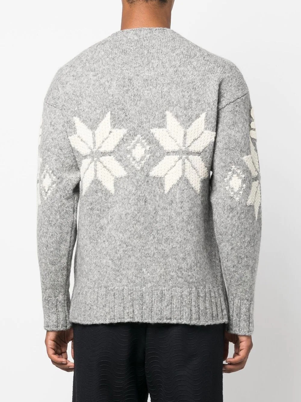 patterned intarsia-knit jumper - 4