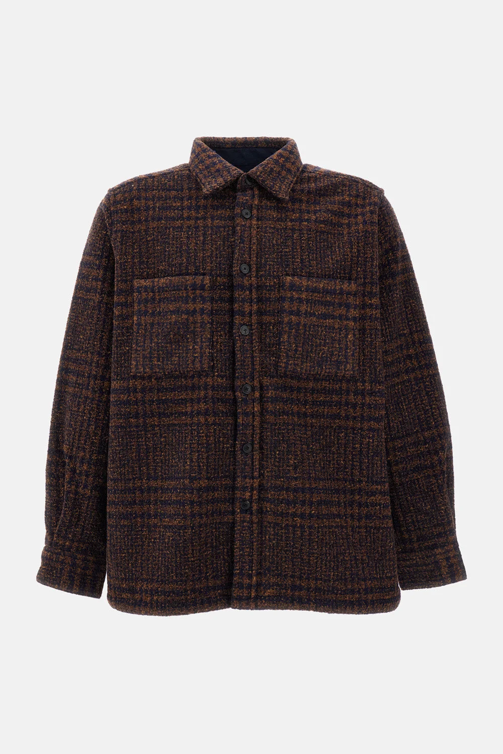 CHECKED SHIRT WITH PLAID - 1