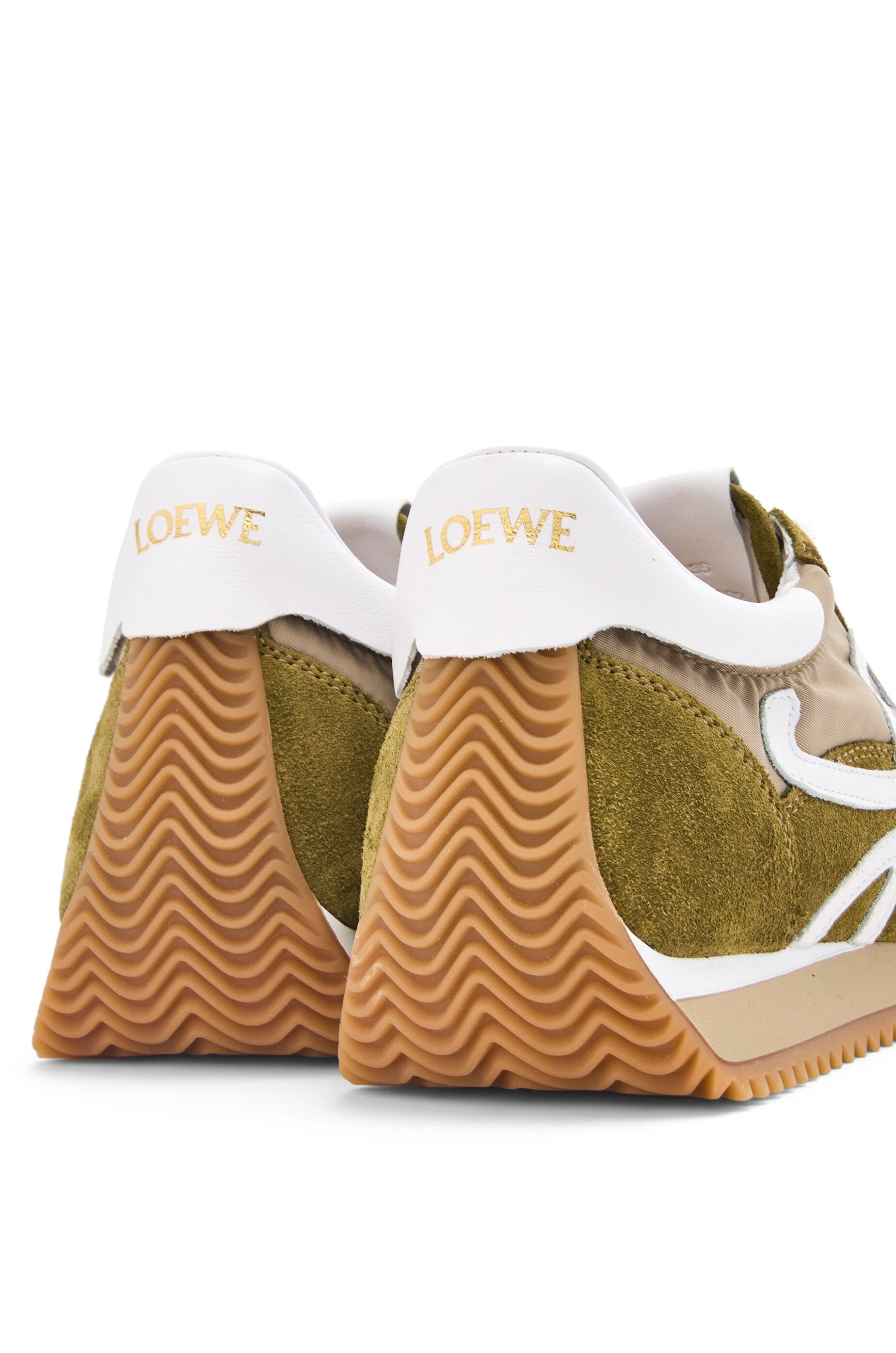 Flow runner in nylon and suede - 4