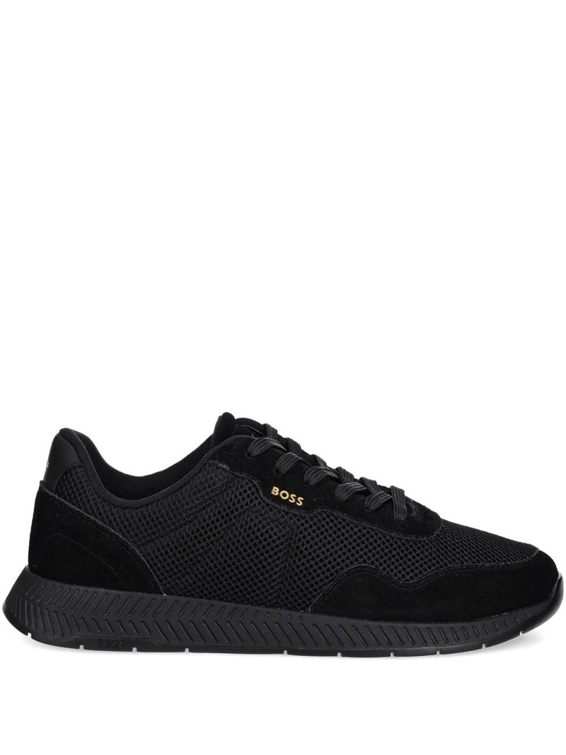 Titanium mesh-panel sneakers 1
