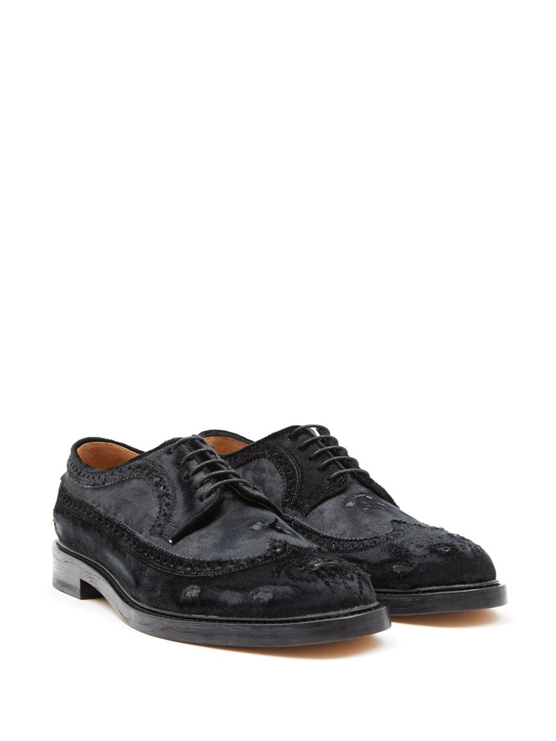 Maison Margiela calf leather lace-up shoes outlook