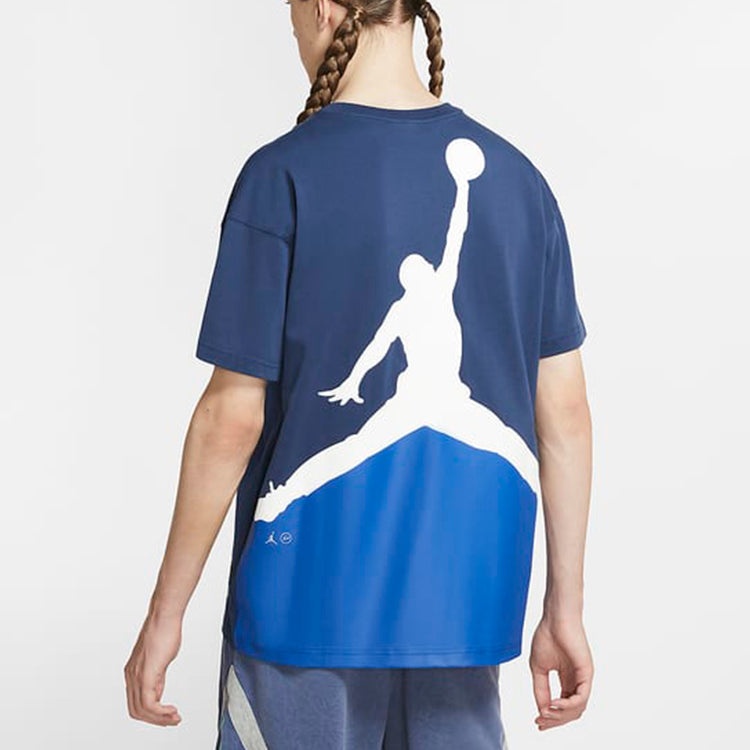 Air Jordan x Fragment T-Shirt 'Navy/Sport Royal/White' DA2985-414 - 3