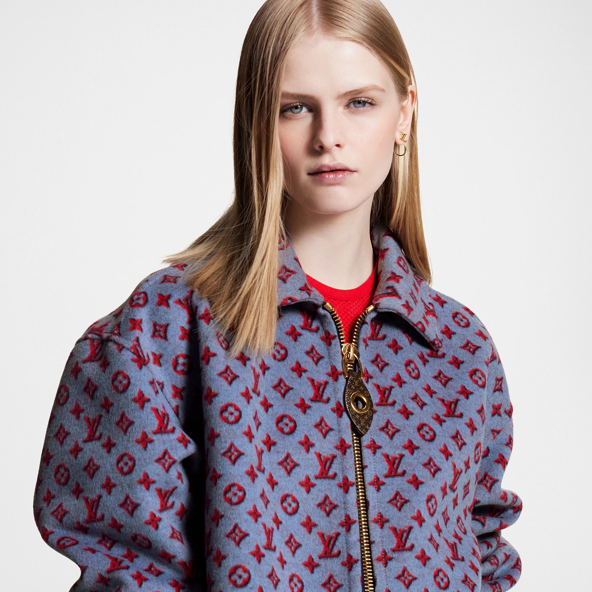 3D Monogram Zip-Up Jacket - 2