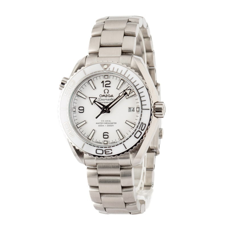 Omega Seamaster Planet Ocean 600M White Index Dial - 2