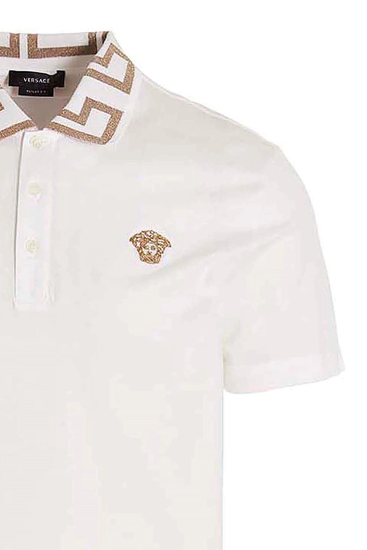 Versace Men 'Greca' Polo Shirt - 4
