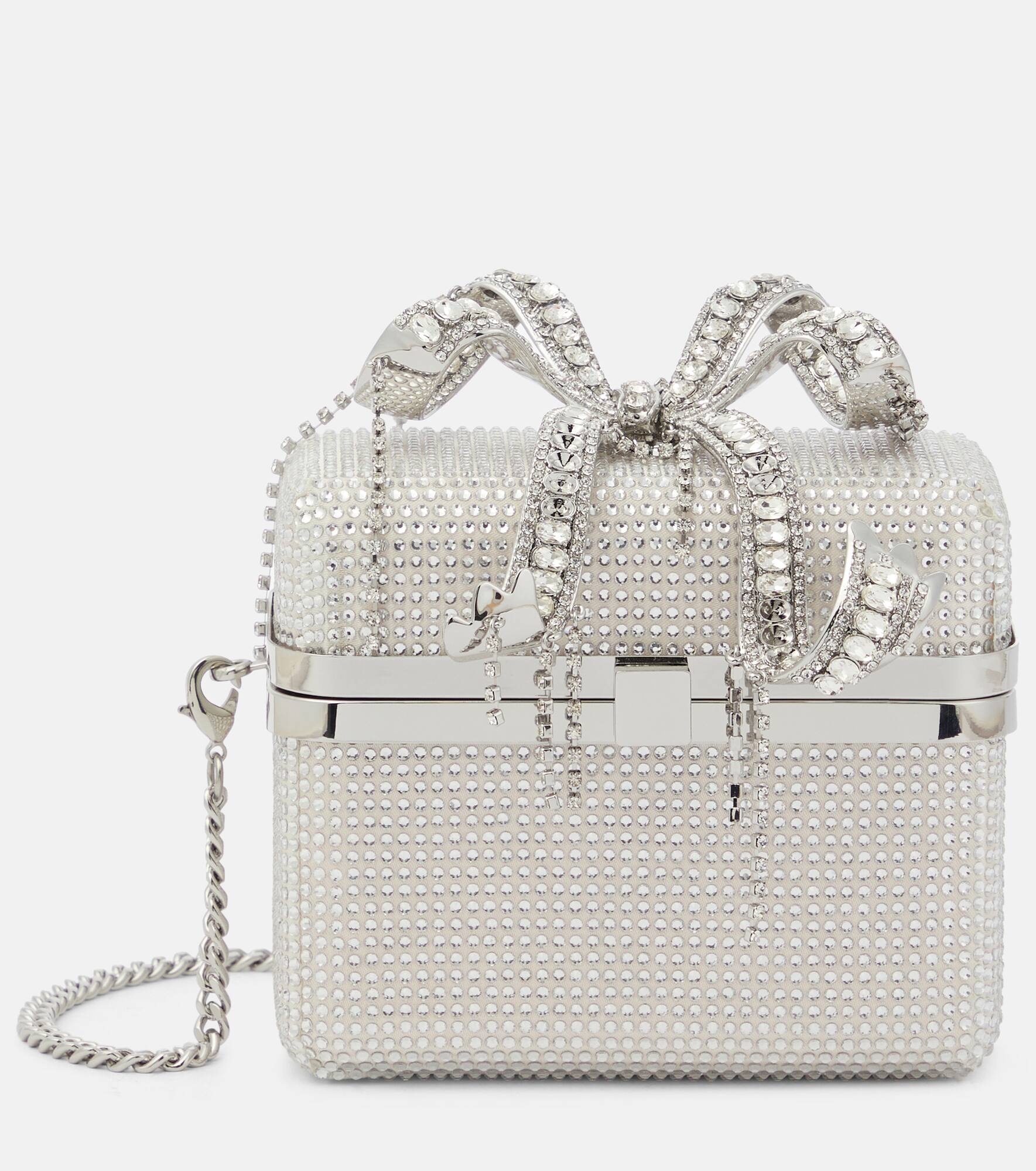 The Bow Micro embellished tote bag - 1