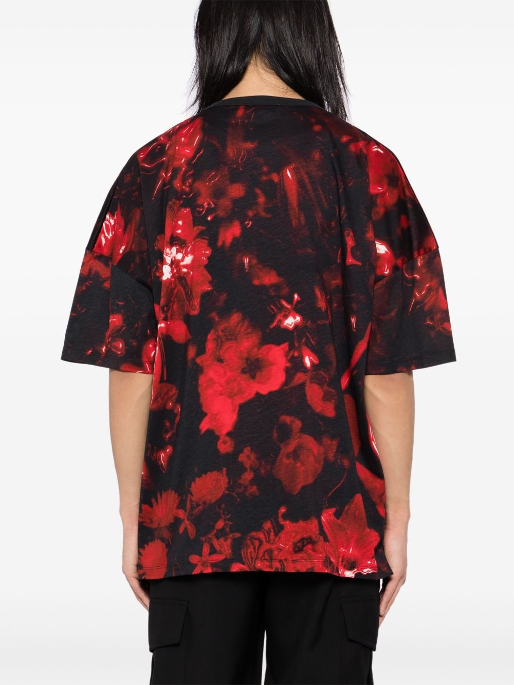 dropped shoulder T-shirt - 3