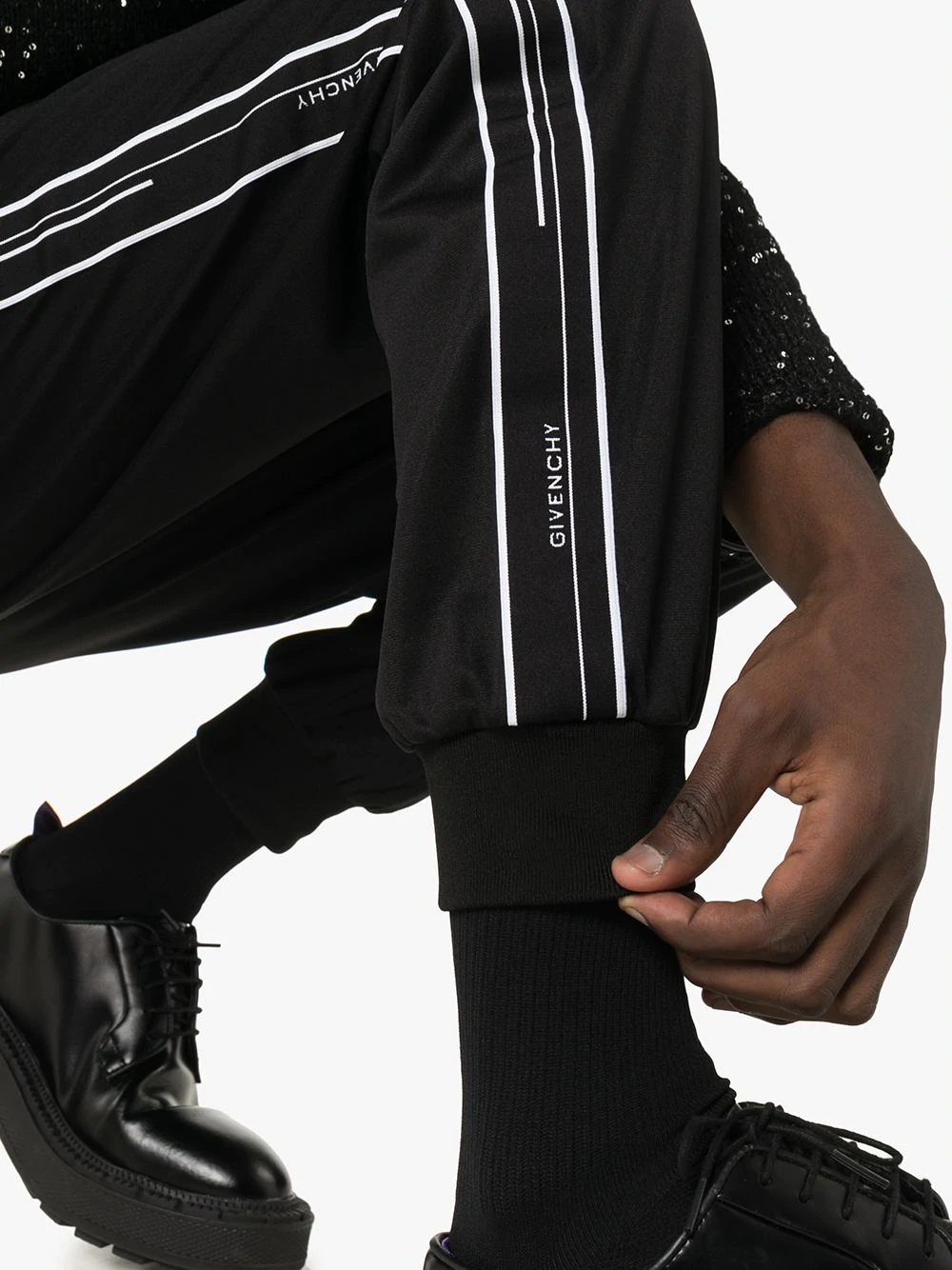 Ticker logo tape track pants - 5