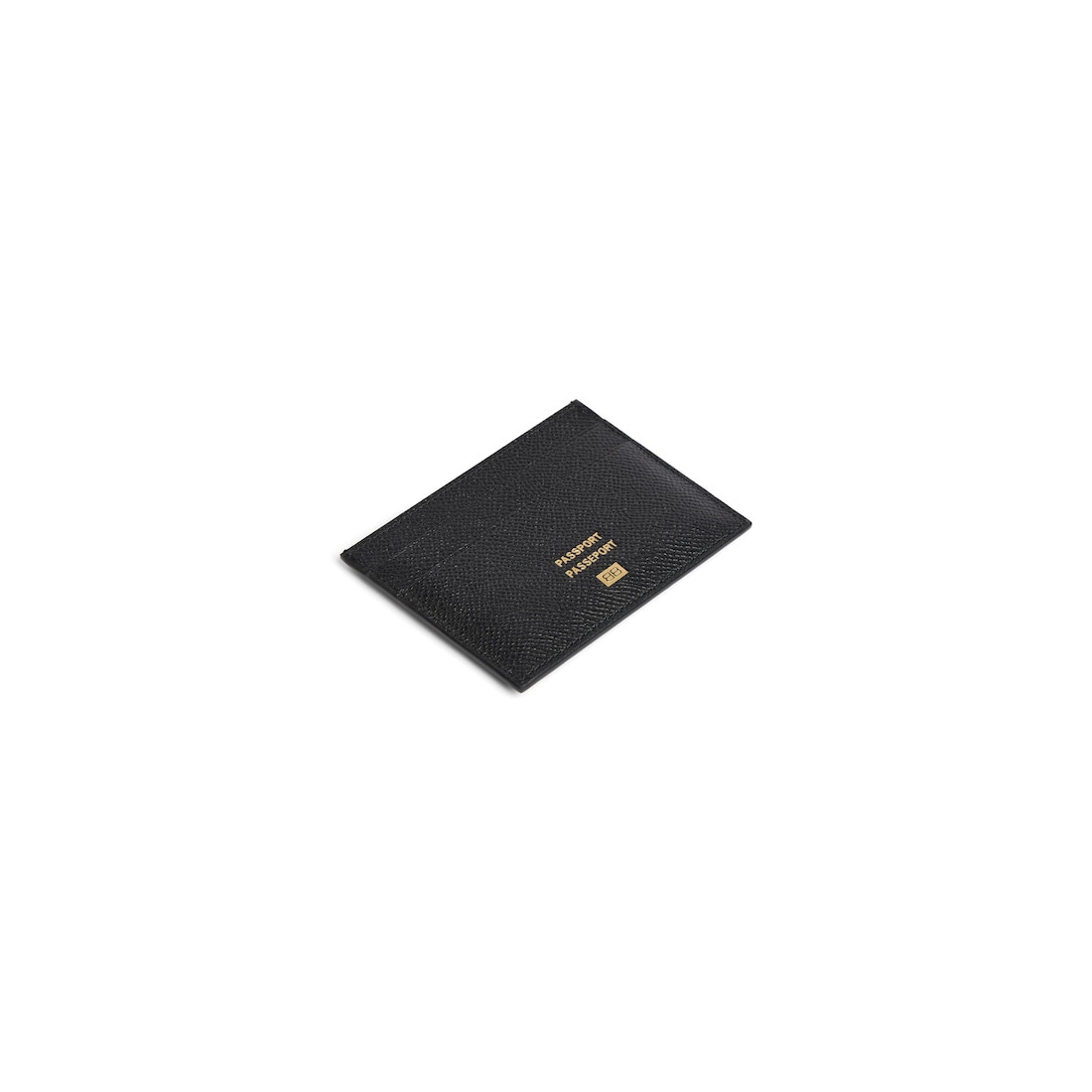 Men's Passport Card Holder in Black - 2