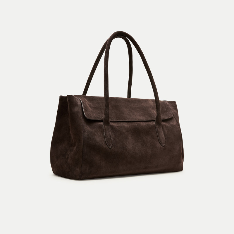 Berkeley large tote in suede 5
