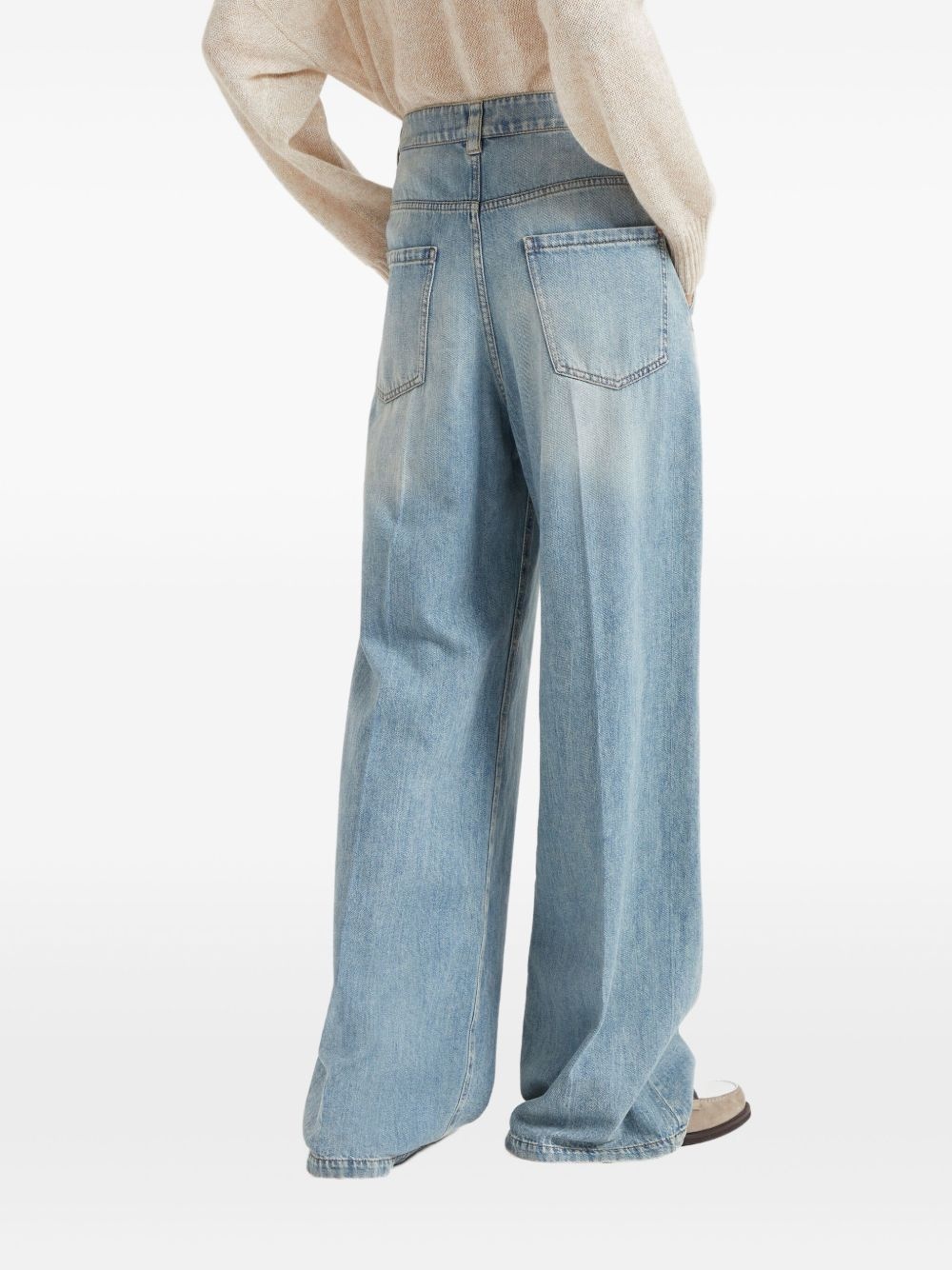 high-rise wide-leg jeans - 4
