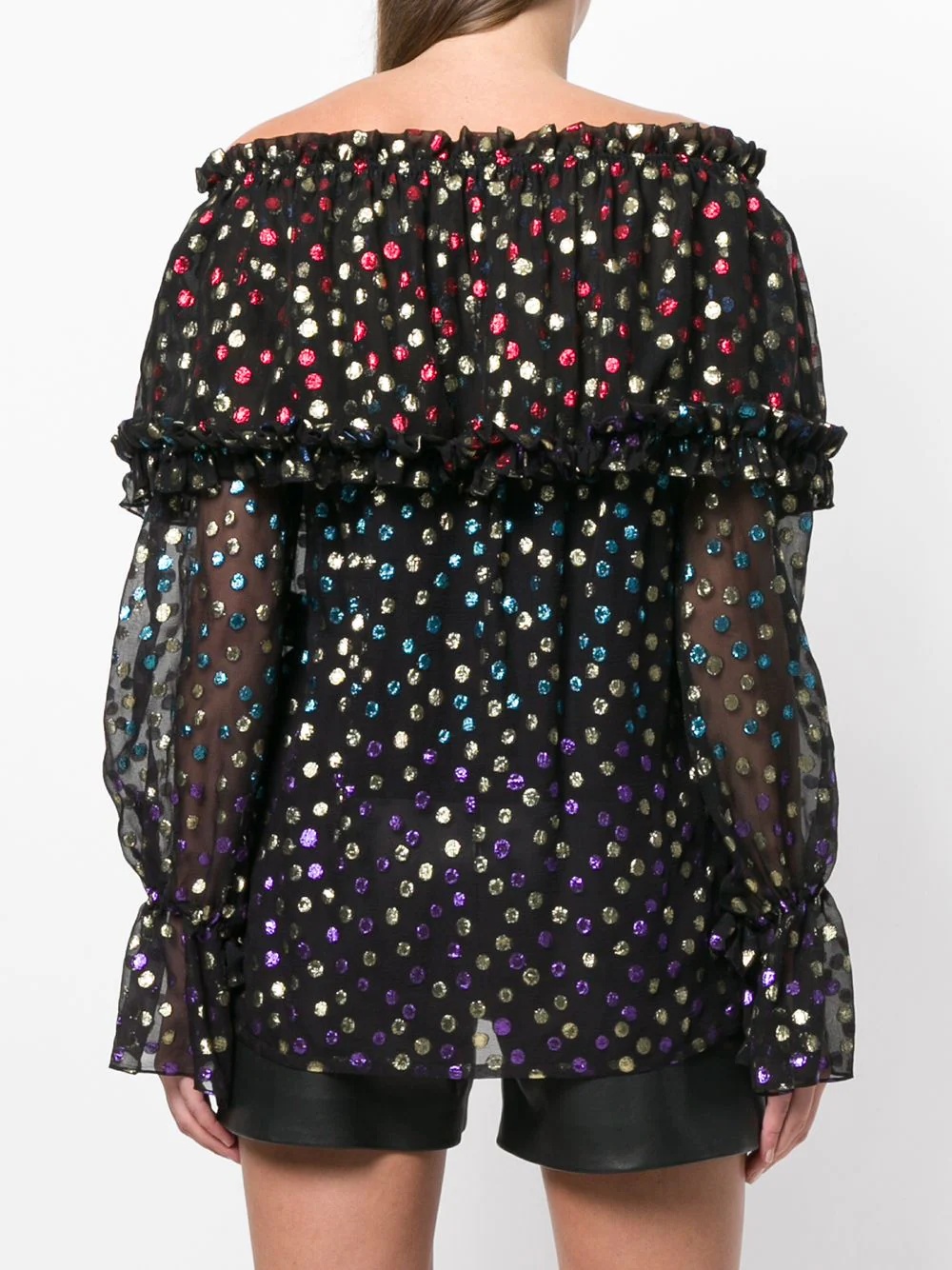 fil coupÃ© off the shoulder blouse - 4