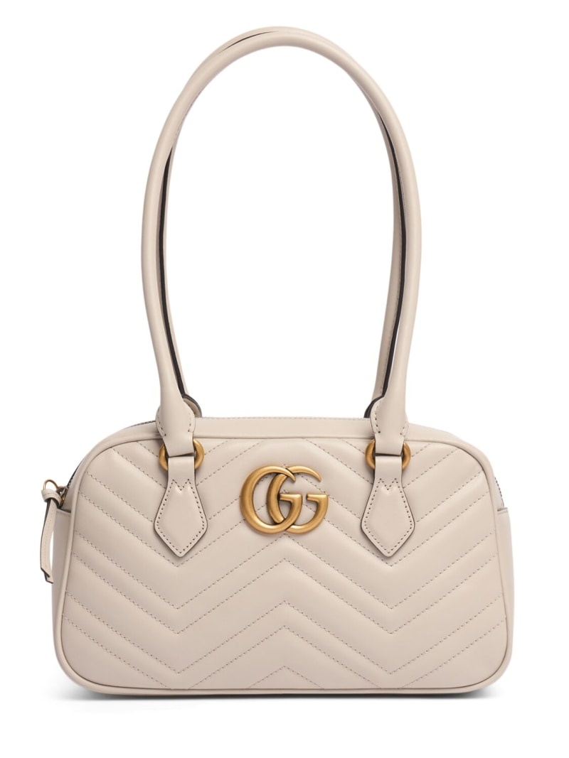 Small GG Marmont leather top handle bag - 1