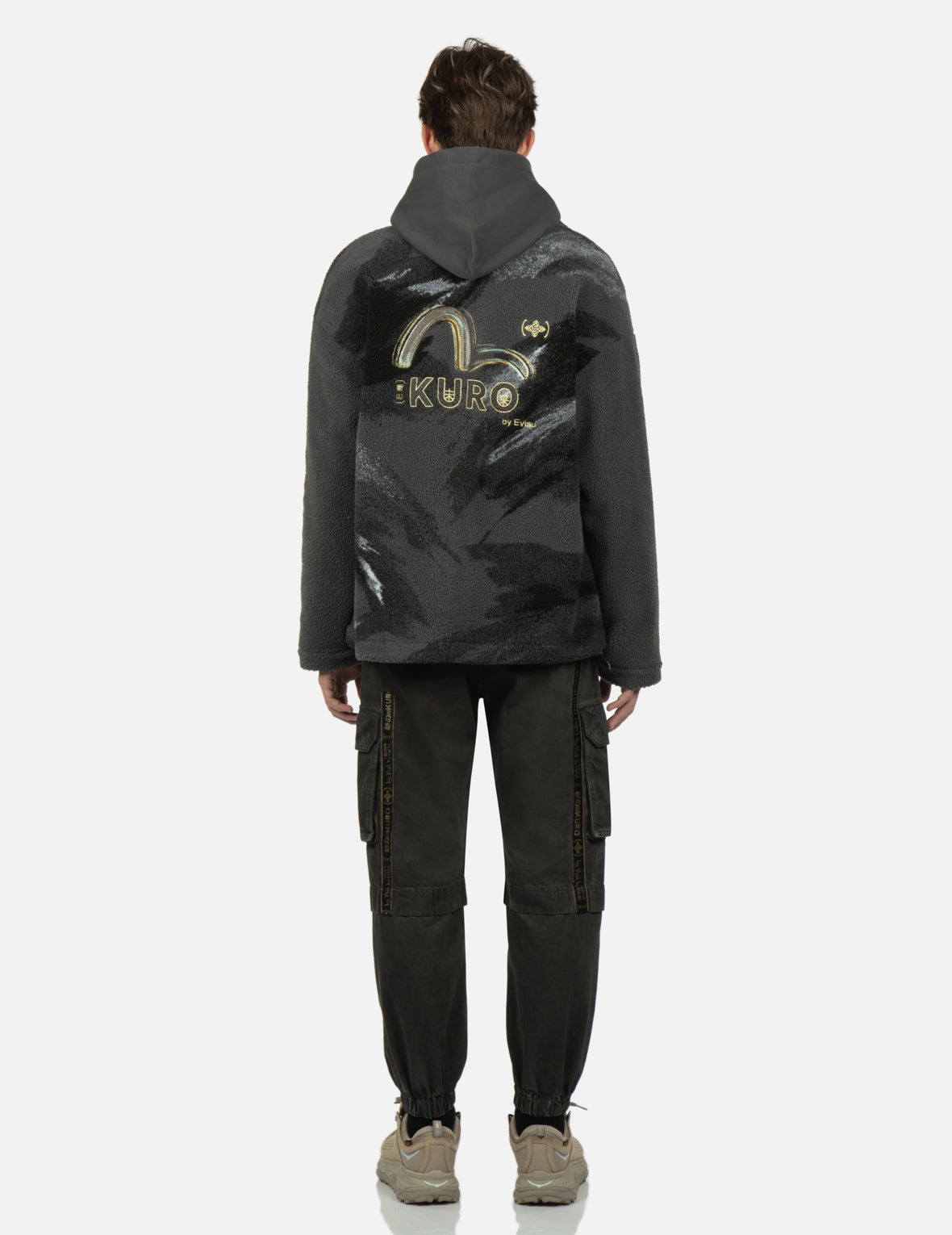 Brush Camouflage Jacquard Fleece Jacket - 5