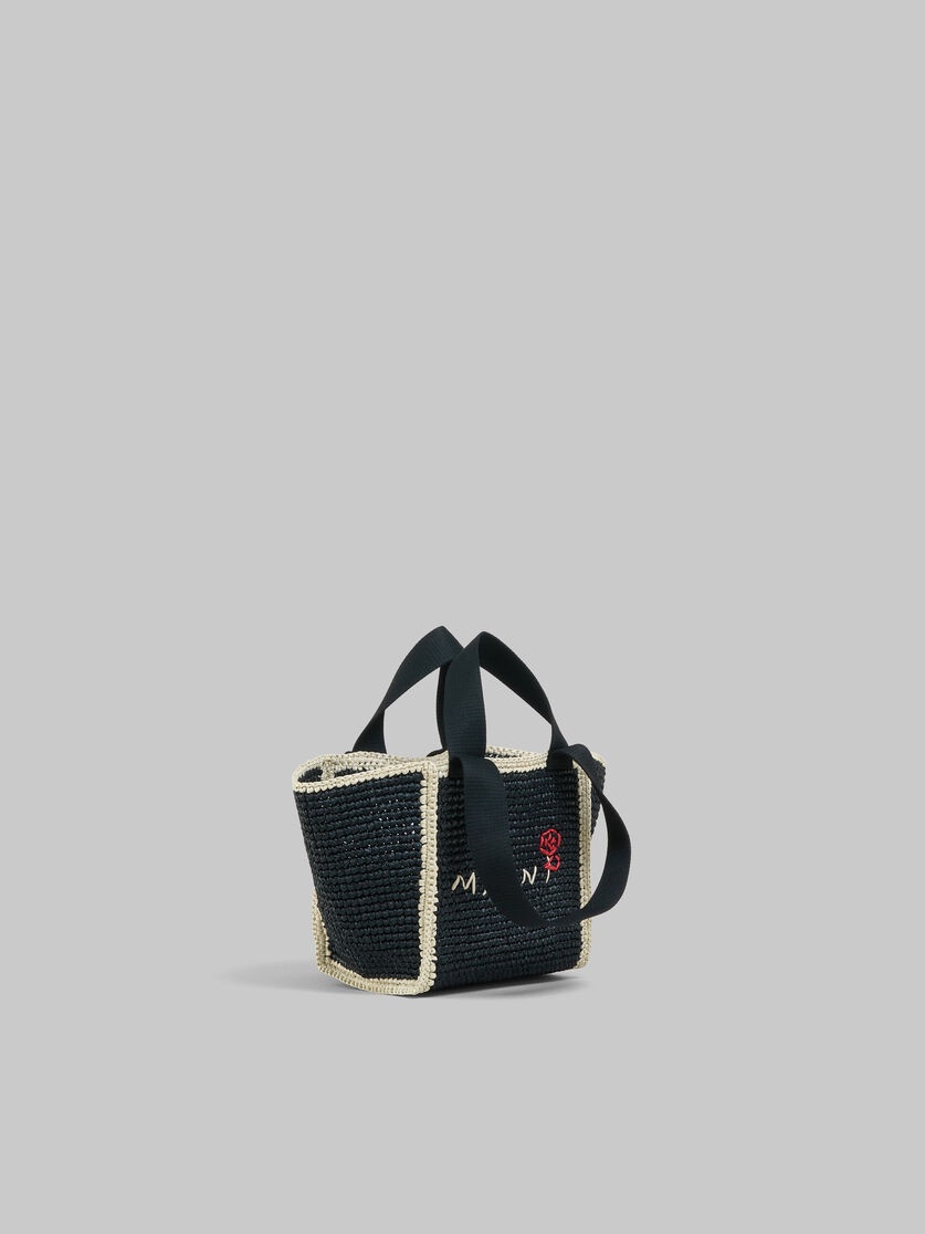 BLACK MACRAMÉ SILLO SMALL SHOPPER - 6