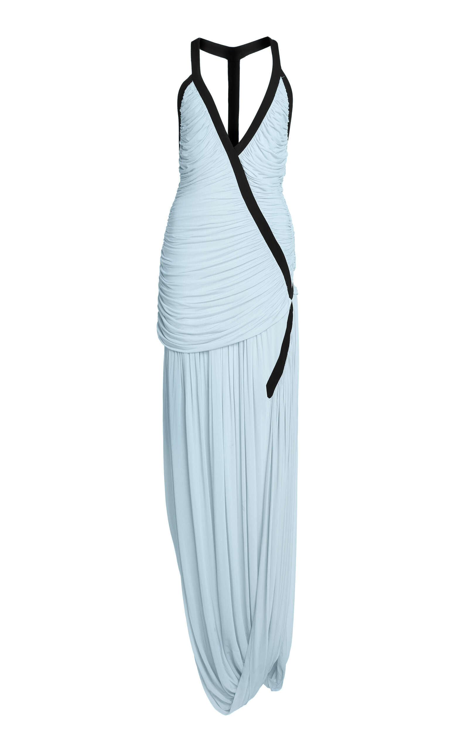 Ruched Jersey Maxi Dress blue - 1