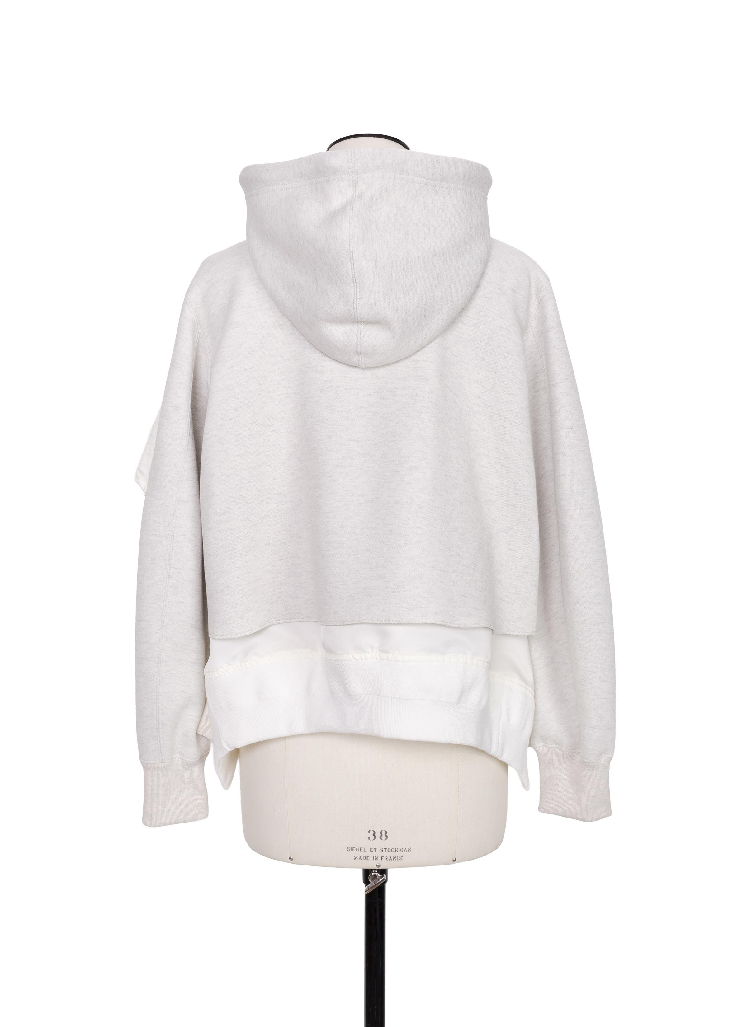 Sponge Sweat x Nylon Twill Hoodie - 3