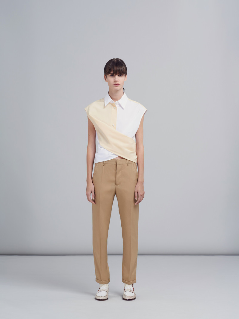 Marni TROPICAL WOOL STRAIGHT-LEG TROUSERS outlook