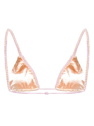 ISA BOULDER Exclusive triangle-cup bikini top outlook
