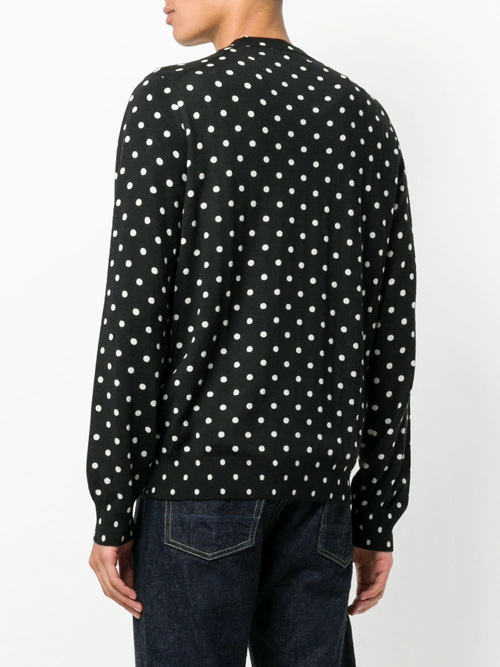 embroidered heart polka dot jumper - 4