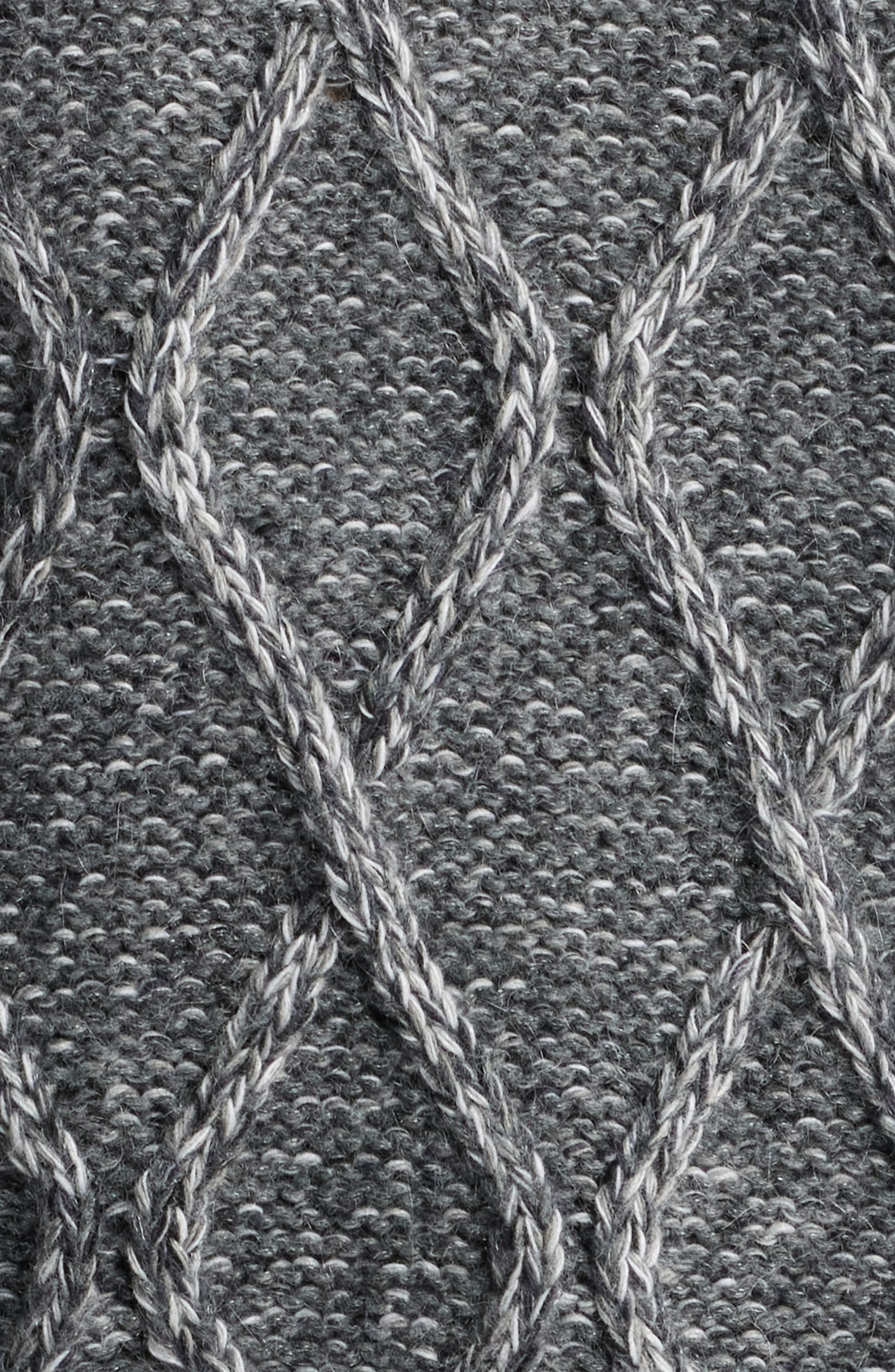 BOSS Estupendo Diamond Stitch Sweater in Medium Grey at Nordstrom - 6