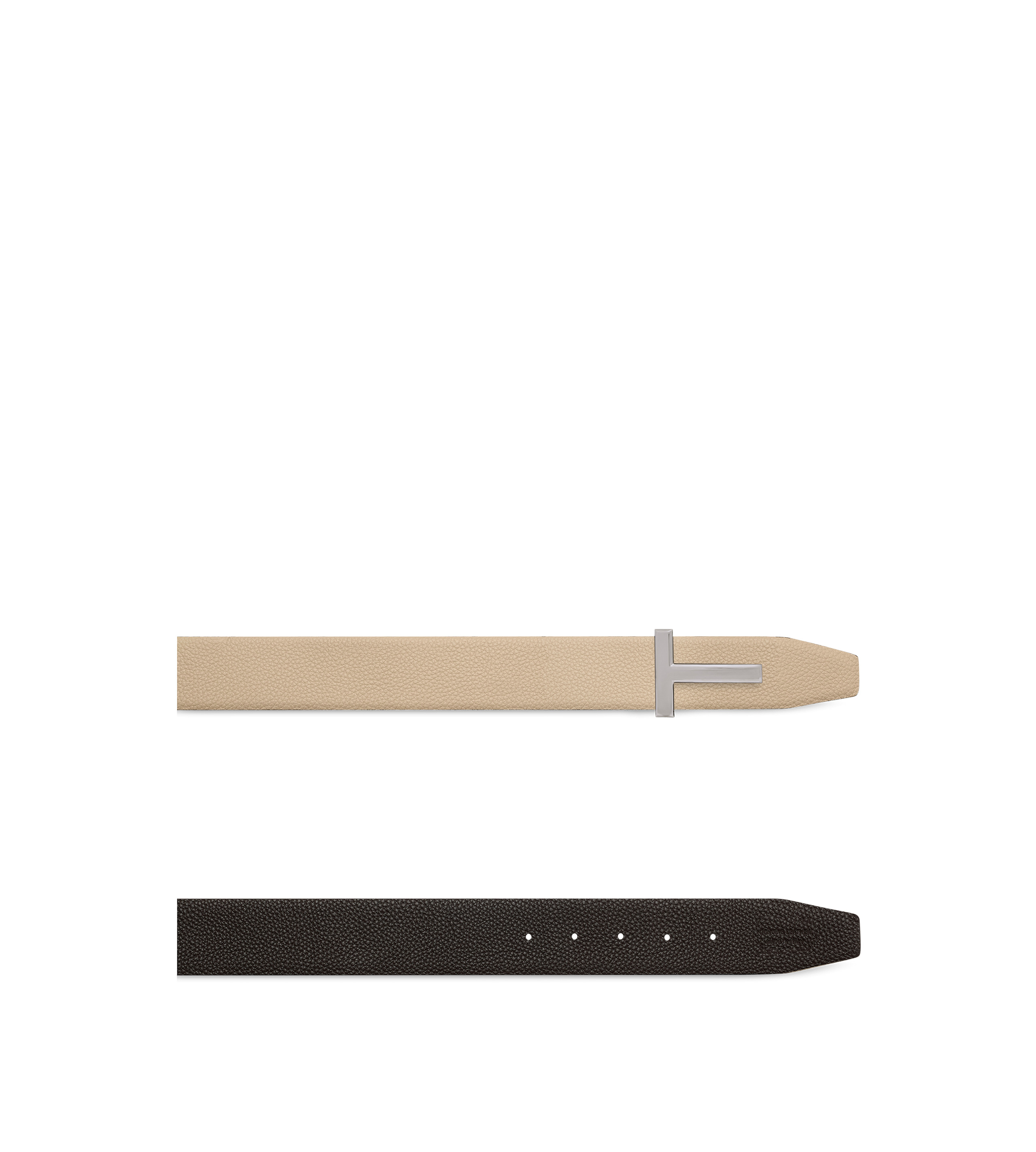 GRAIN LEATHER T ICON BELT - 2