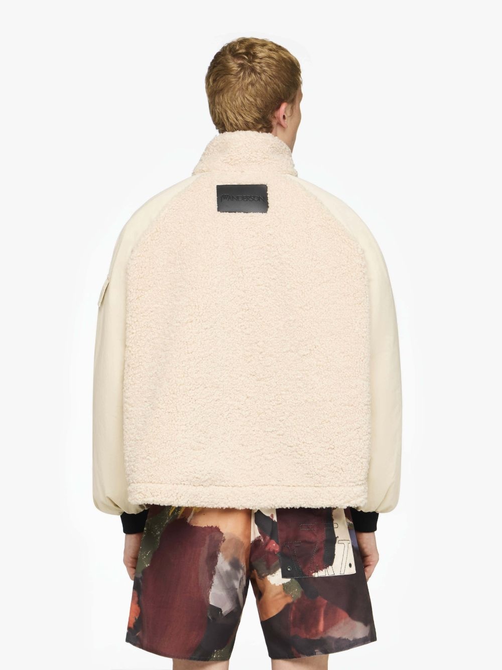COLOUR BLOCK FLEECE TRACK TOP - 3