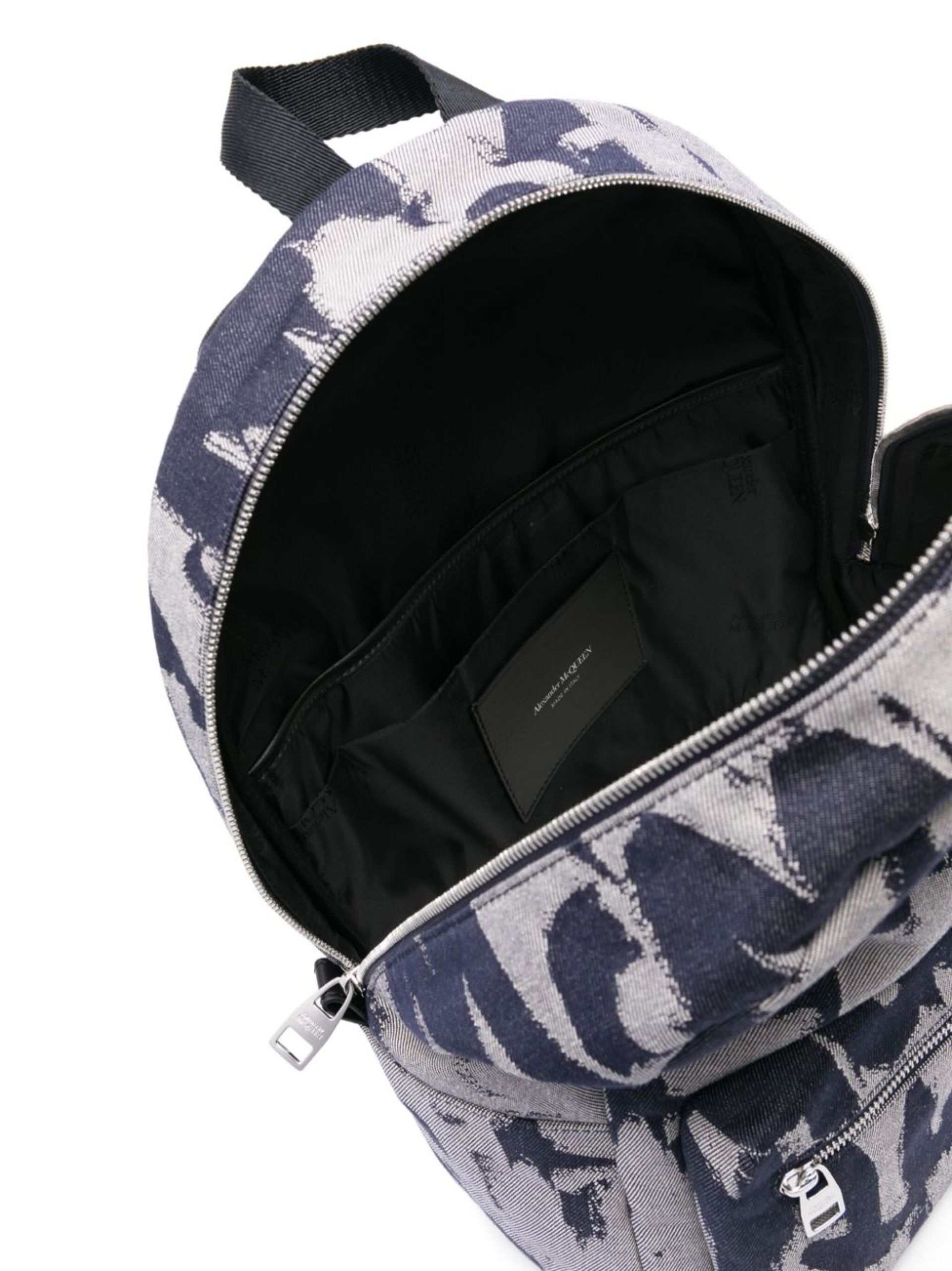 Printed Canvas Backpack - 5