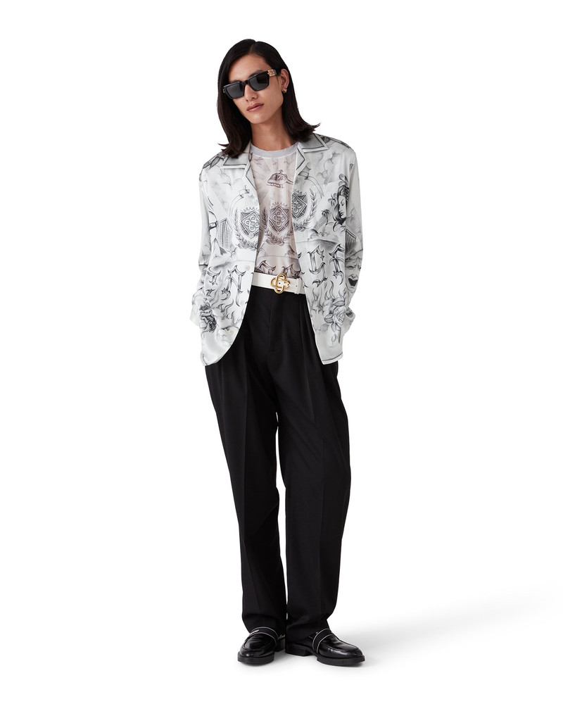 CASABLANCA Tattoo Silk Shirt | Casablanca Paris outlook