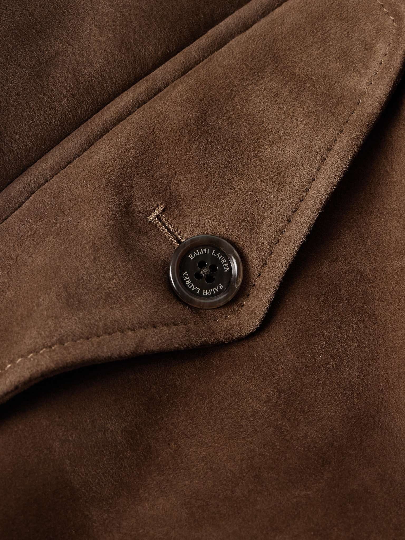 Double-Breasted Shearling Coat - 6