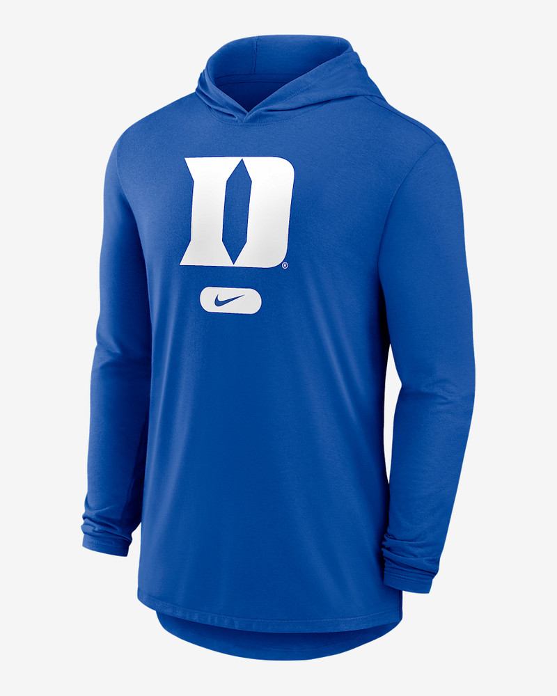 Duke Men's Nike Dri-FIT College Long-Sleeve Hooded T-Shirt 1