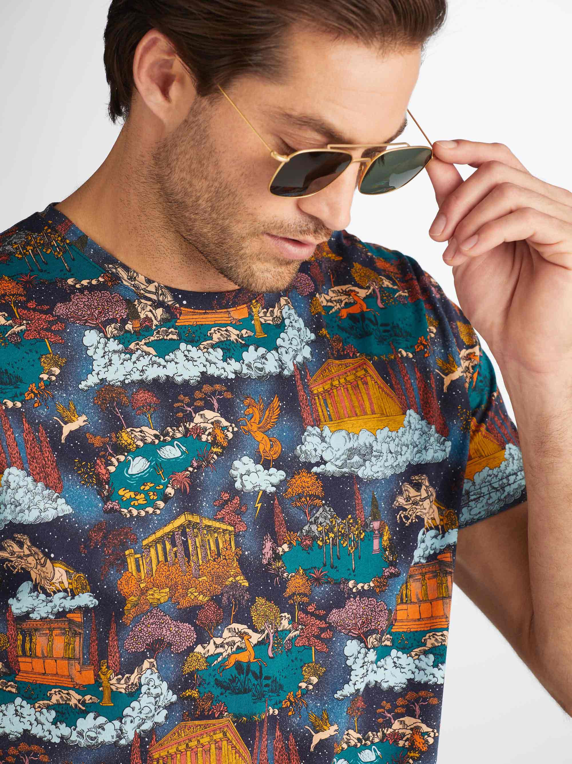 Men's T-Shirt Robin 15 Pima Cotton Multi - 5