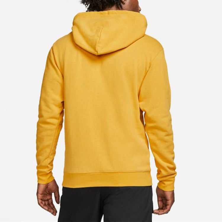 Air Jordan Statement Logo Printing Casual Sports Hoodie 'Yellow' DA9817-713 - 5