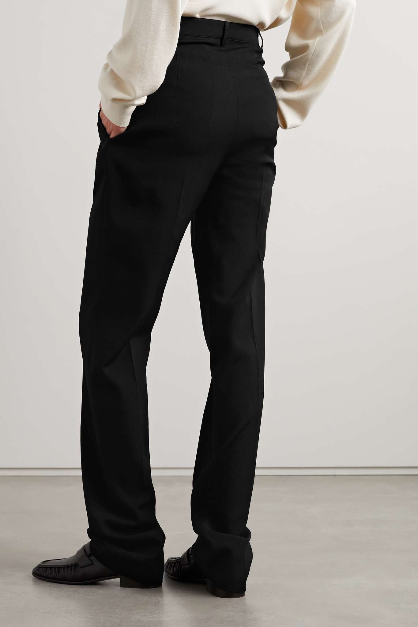 Telemaco wool-twill tapered pants - 3