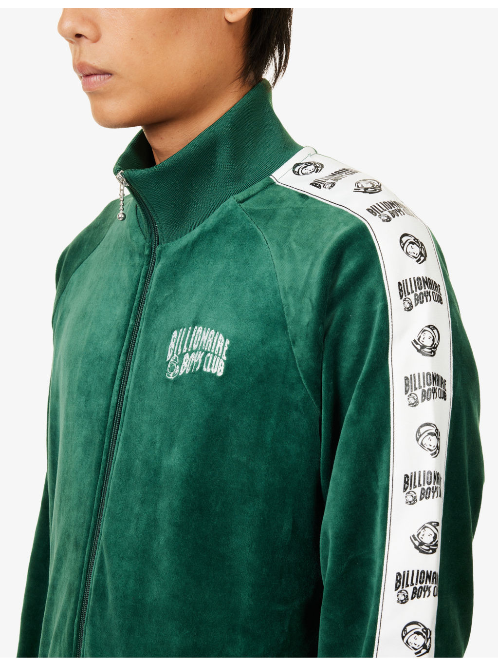 Embroidered Logo-Print Cotton-Blend Track Jacket - 5