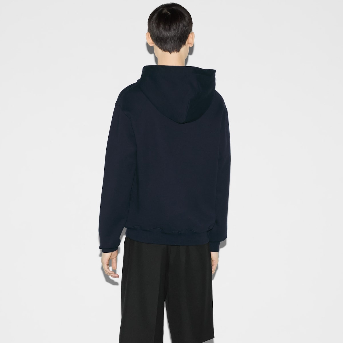 Cotton jersey hooded sweatshirt - 4