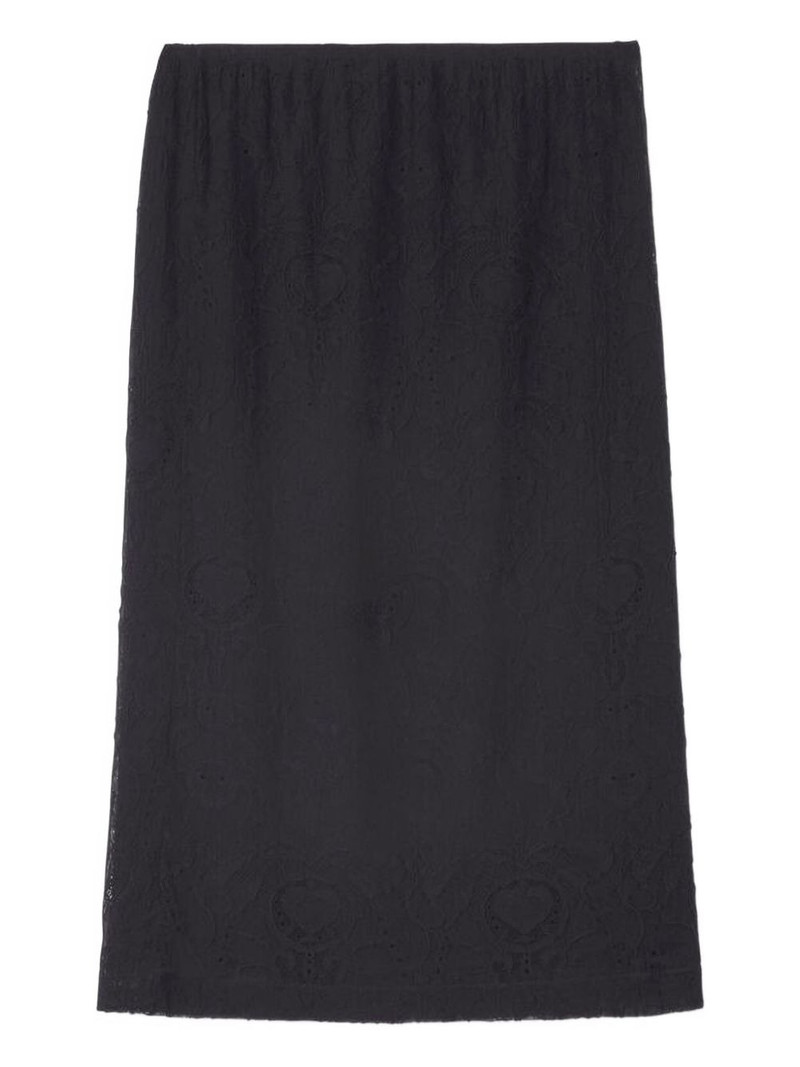 lace midi pencil skirt 1