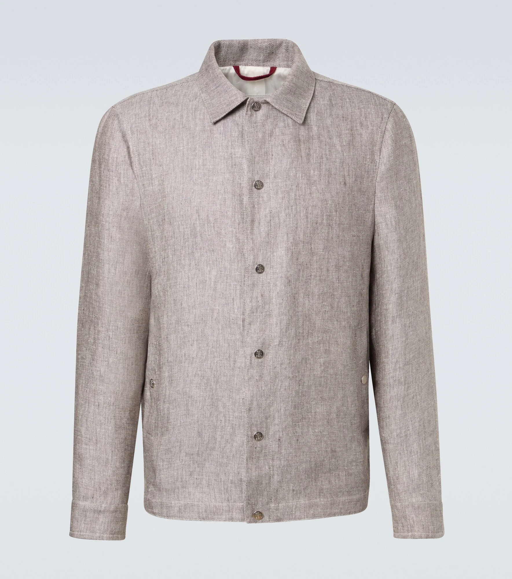 Hemp and linen overshirt - 1