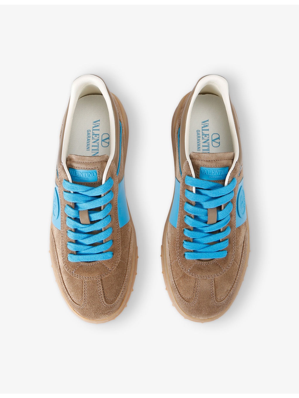 Upvillage Branded Leather Low-Top Trainers - 2