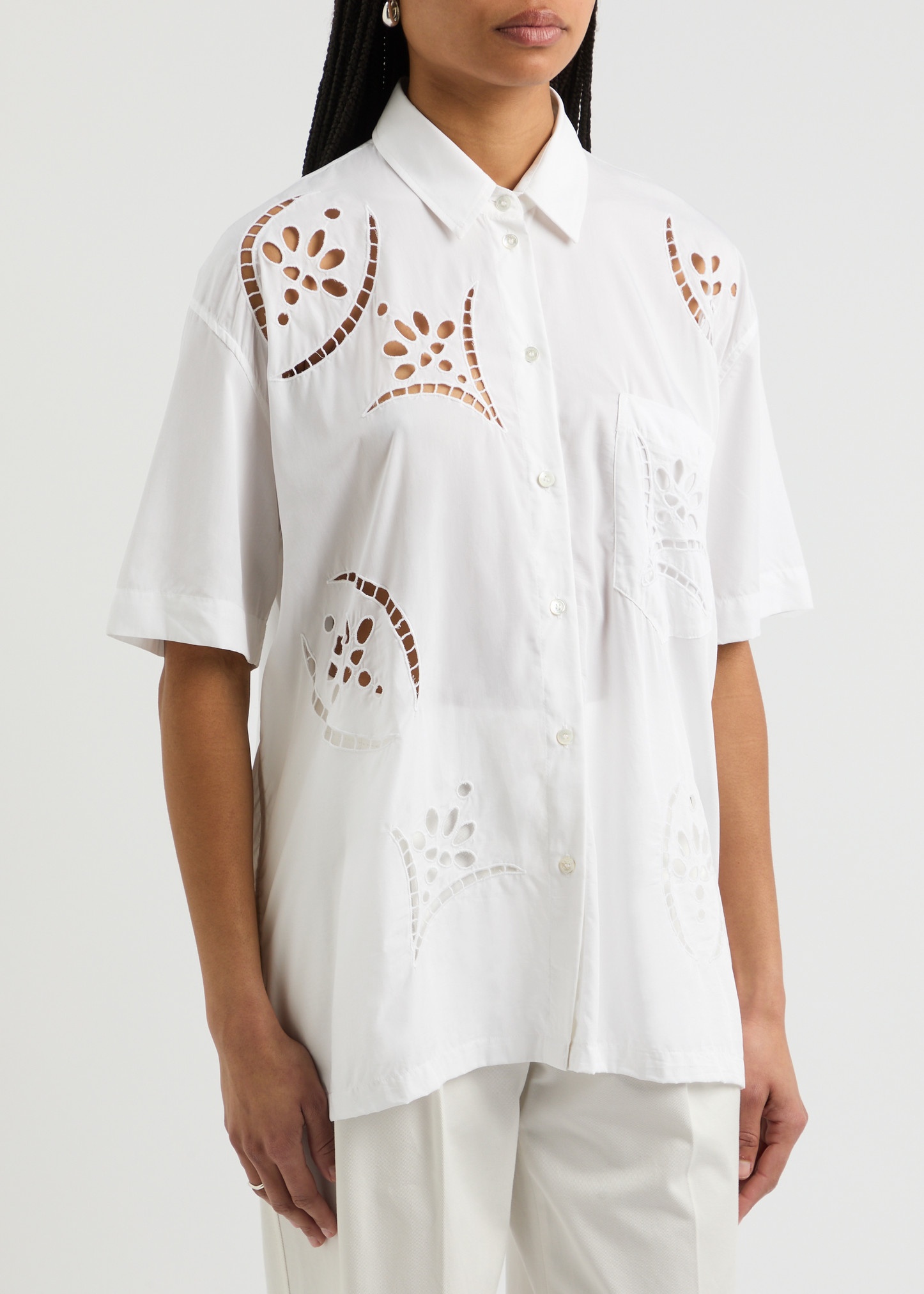 Bilya eyelet-embroidered shirt - 2