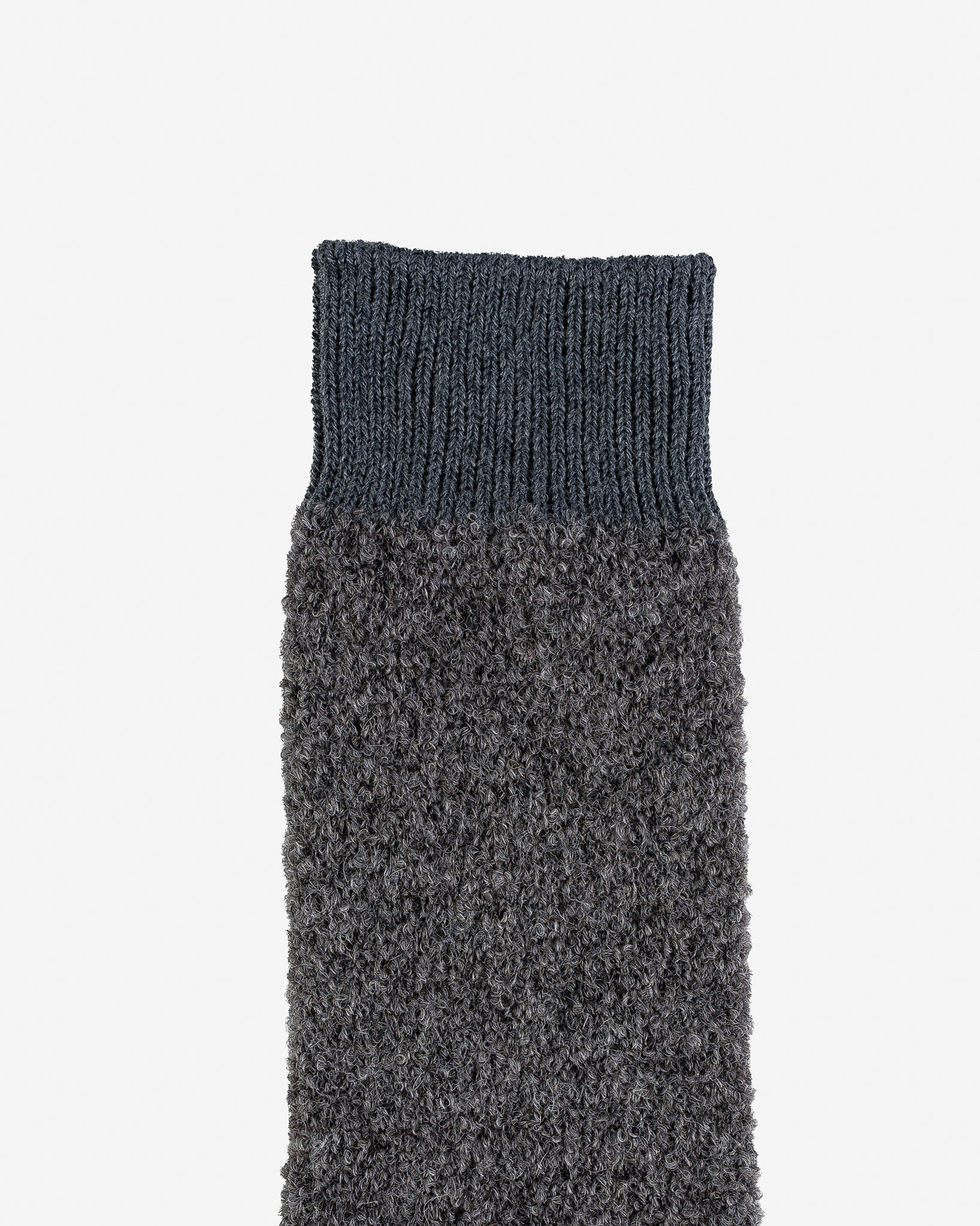 DEC-BAM-GRY Decka Baby Alpaca & Merino Wool Socks - Grey - 2