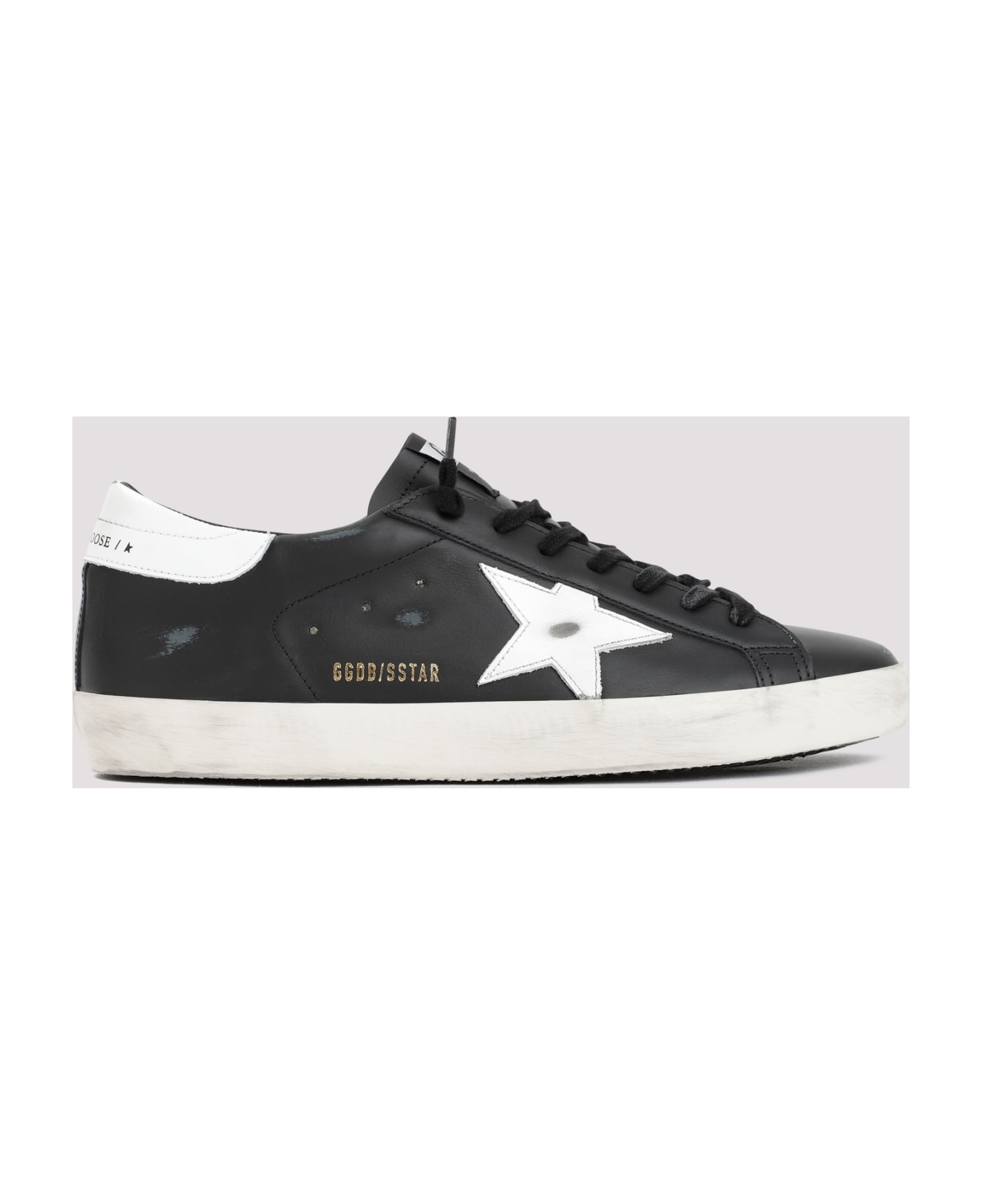 Black 'super Star' Sneakers - 3