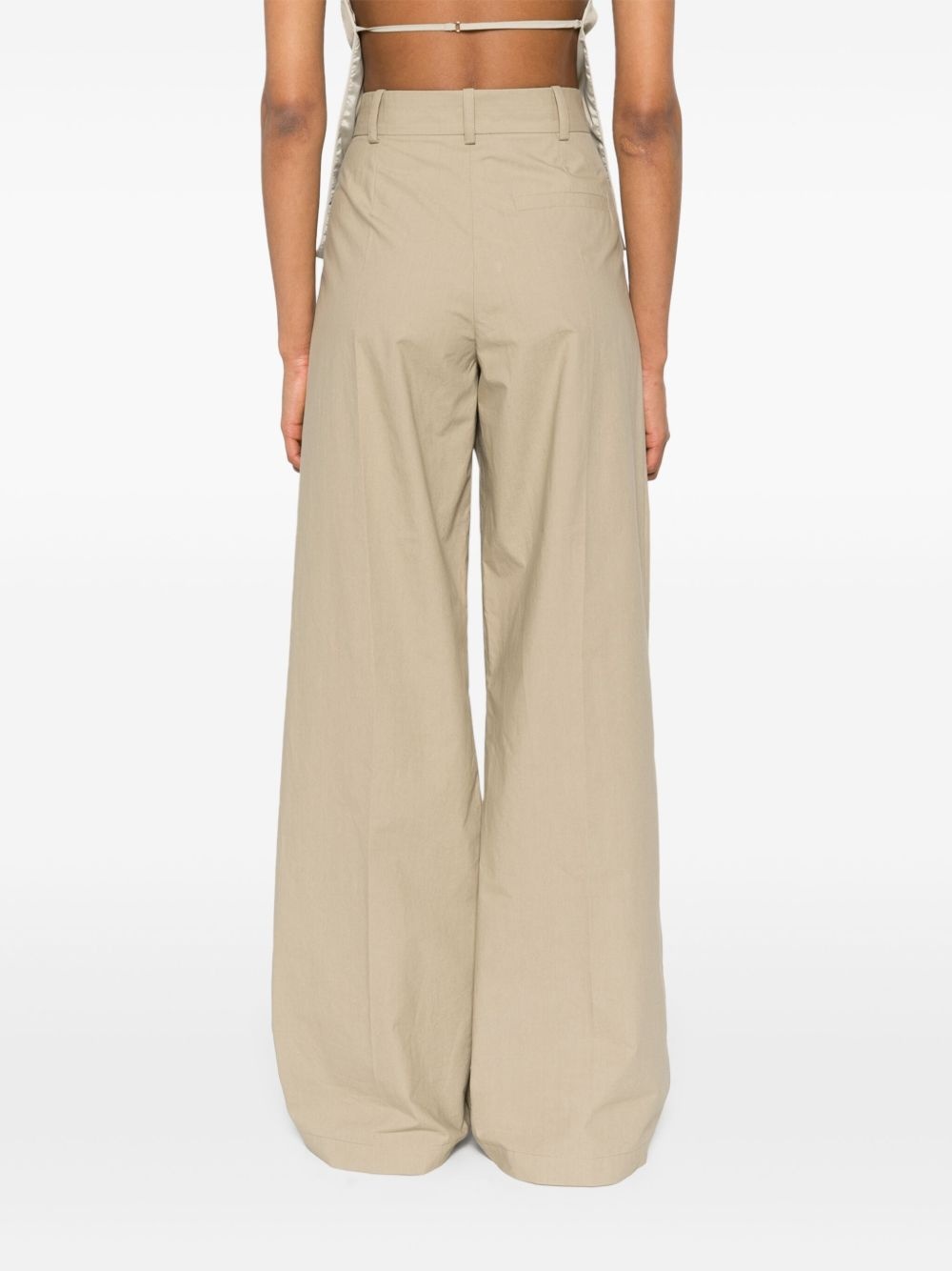 Wellen poplin palazzo pants - 4