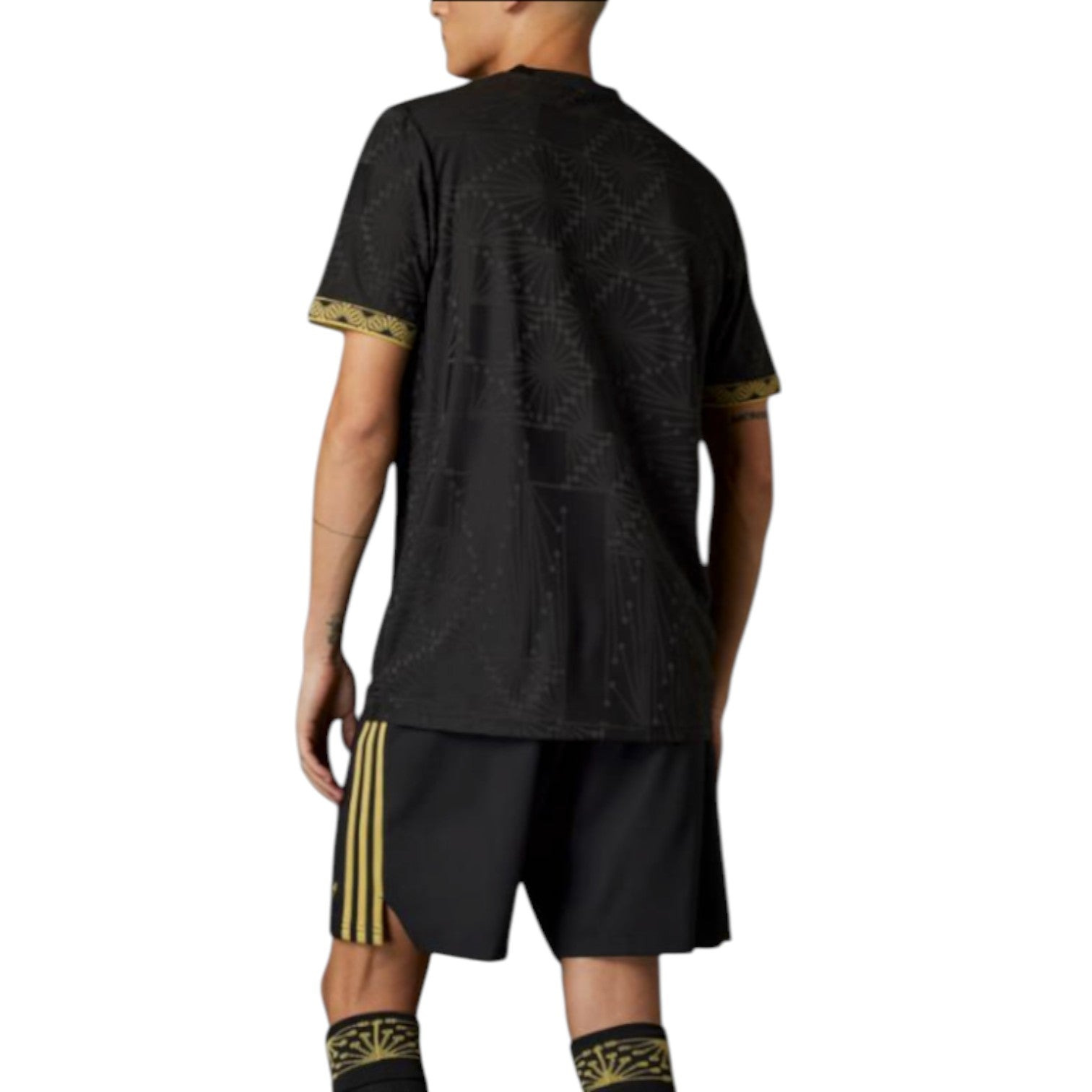 adidas x Mexico Gold Jersey Slim Fit 'Black' JF2639 - 3