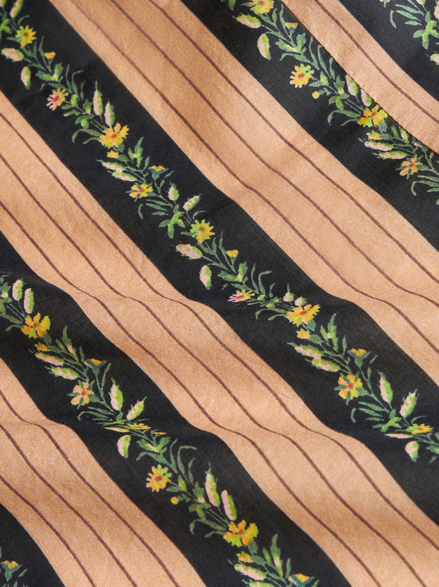 STRIPED SHIRT WITH FLOWERS - 6