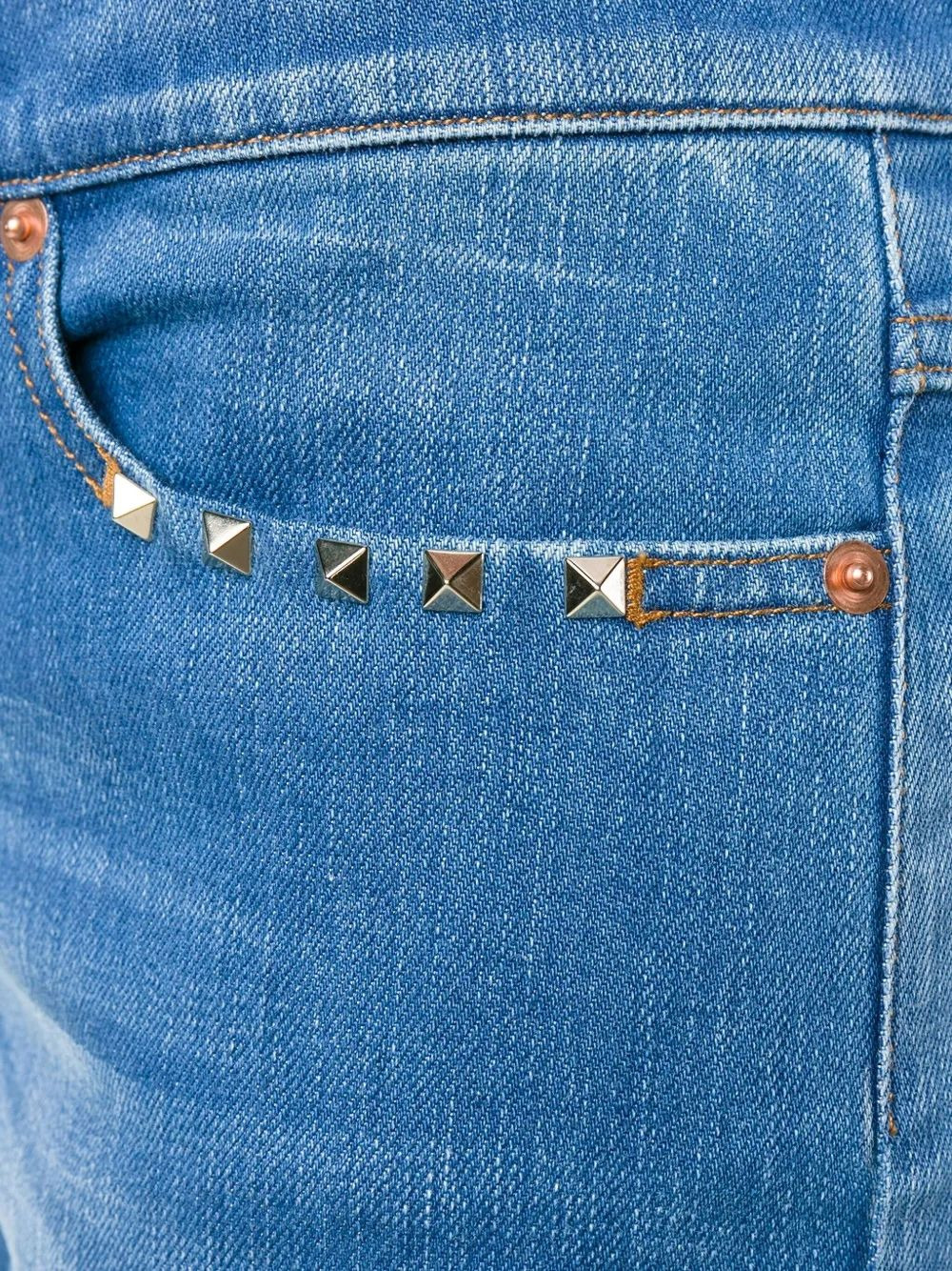 Rockstud cropped jeans - 5