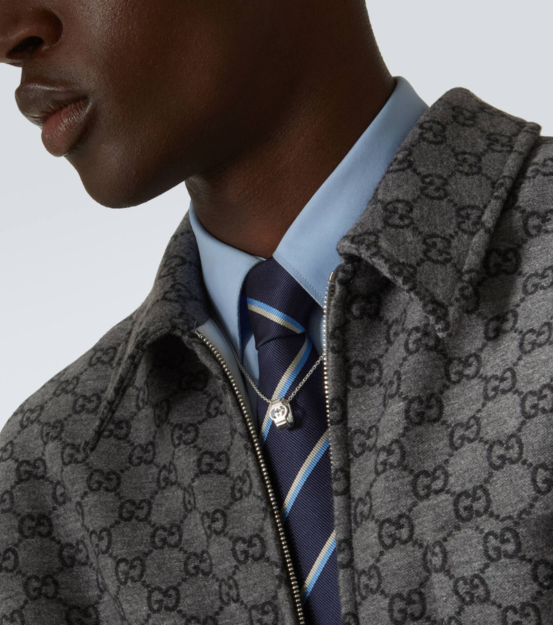 GUCCI Interlocking G sterling silver necklace outlook