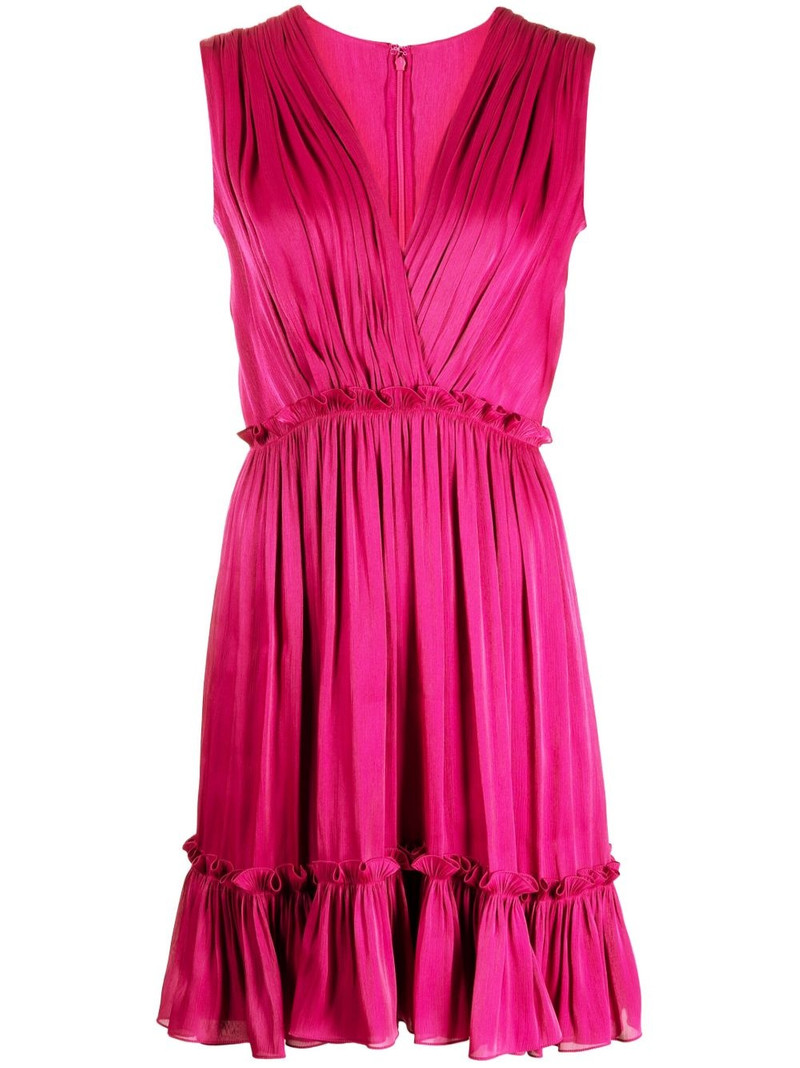 V-neck flared minidress 1