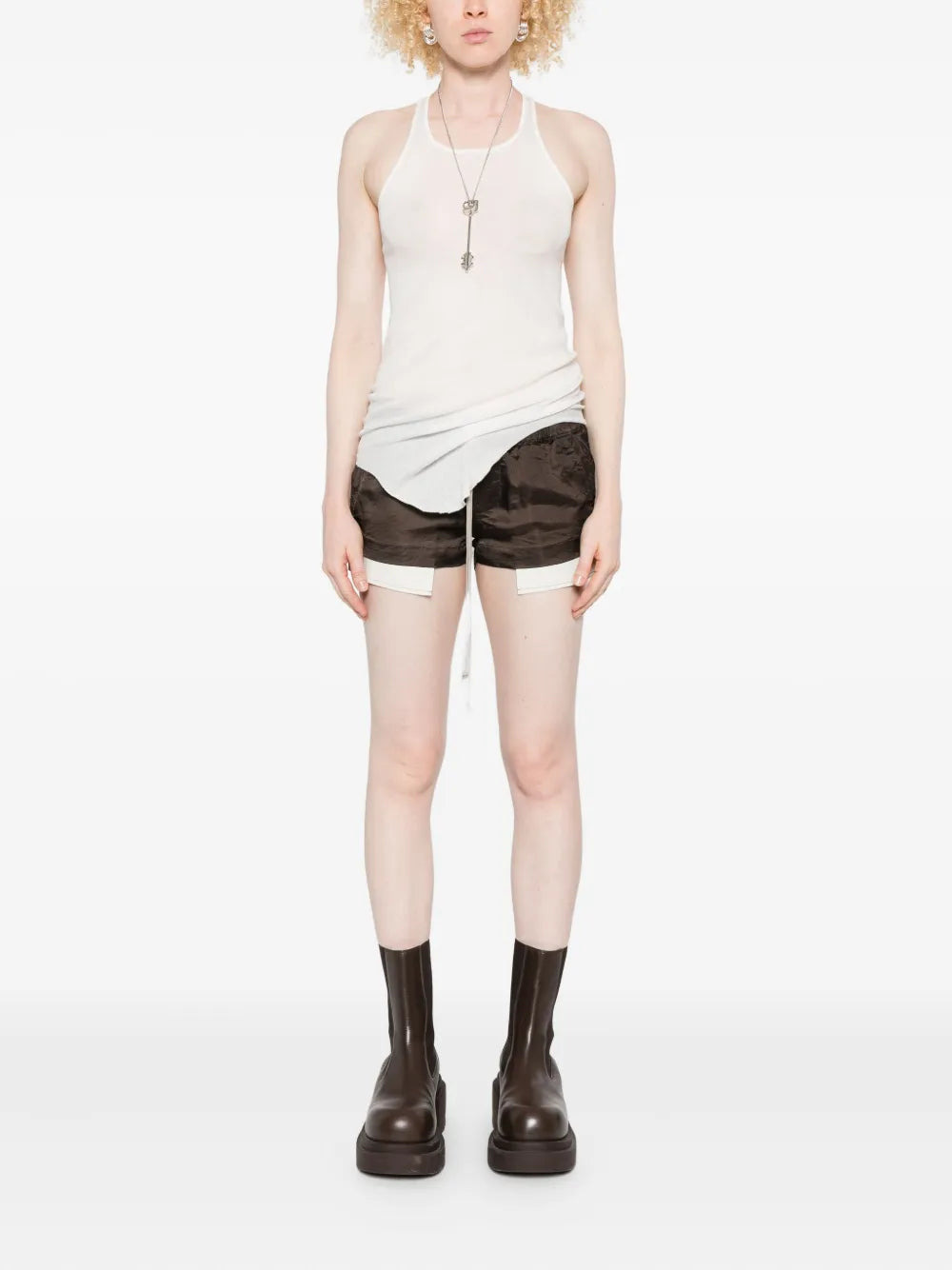 Rick Owens Women Drawstring Shorts - 2