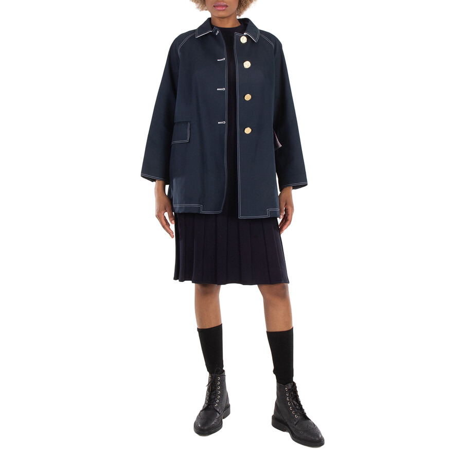 Thom Browne Ladies Single-Breasted Short Jacket - 4